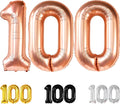 KatchOn, Rose Gold Number 100 Balloon by KatchOn