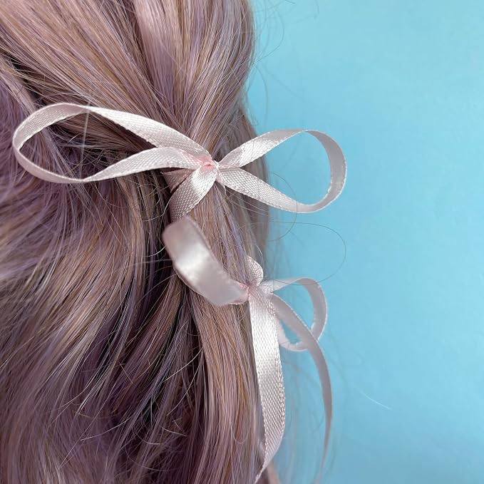 Pale Pink Ribbon 1/4 Inches 36 Yards Satin Roll Perfect - Image 3