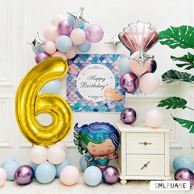 40 Inch Gold Number 60 Balloons, 60th Birthday Party Decorations | Large Self - Image 4