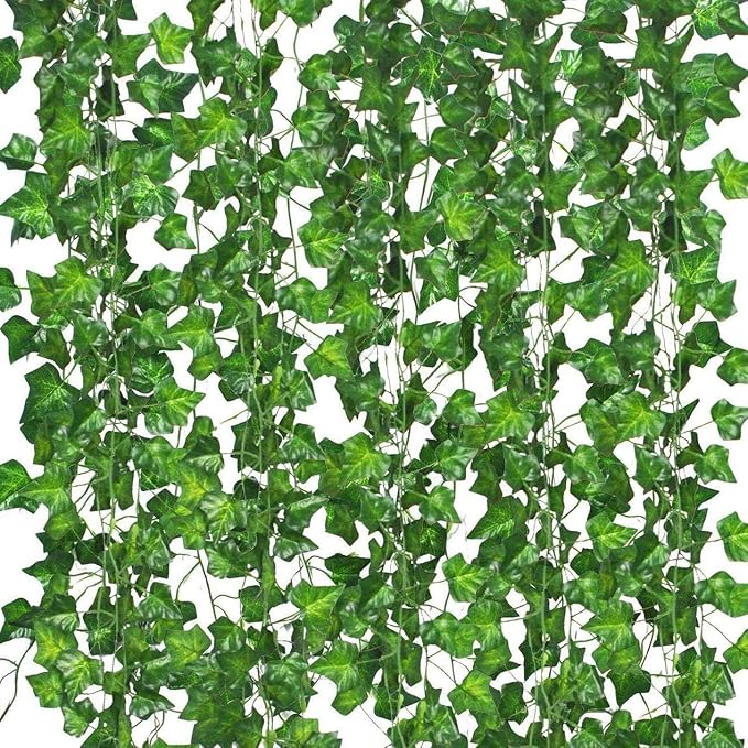 Comtelek 252 FT Artificial Ivy 36 Pack Ivy Vine Garland Ivy Leaves Greenery by Comtelek