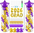 2 Sets Graduation Balloon Column Stand Kits by Unknown