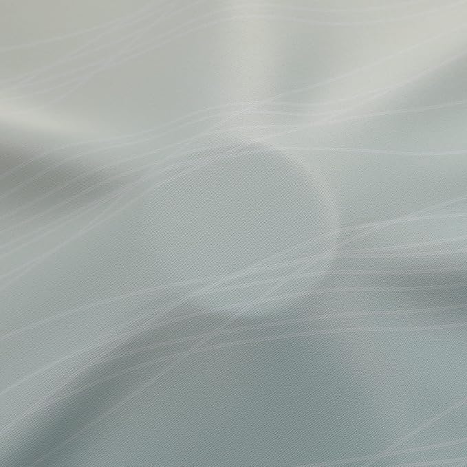 Aqua and Beige Gradient Blackout Curtains - Image 8