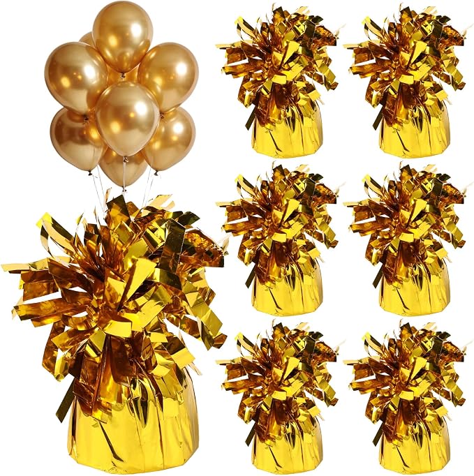 6 Pcs Balloon Weights Metallic Anchor Balloon Holder by Unknown