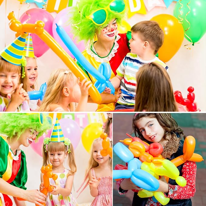 RUBFAC 100pcs 260 Balloons, for Animals modeling, Skinny Latex Twisting - Image 7