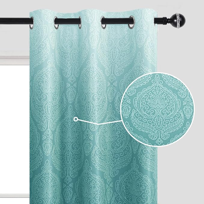 DWCN 100% Blackout Curtains for Bedroom 63 Inch Long - Image 8