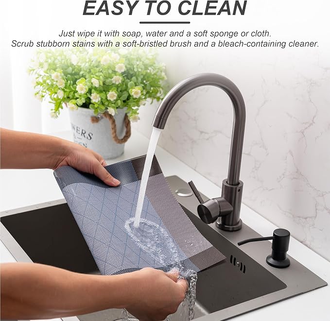 Placemats Set of 4 Washable Indoor | Outdoor Vinyl Place Mats - Image 3