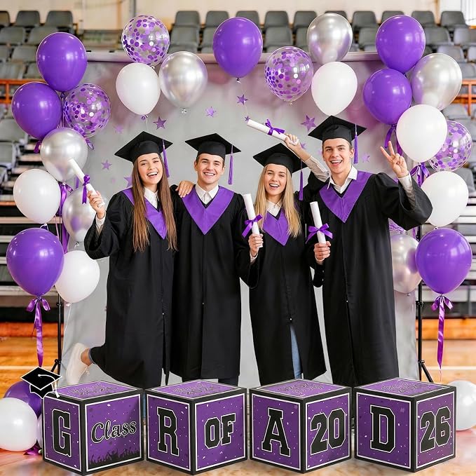 Purple Graduation Decorations 2026 - Image 7