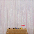 Poise3EHome 8FT x 8FT Iridescent Sequin Photography Backdrop Curtain by Poise3EHome