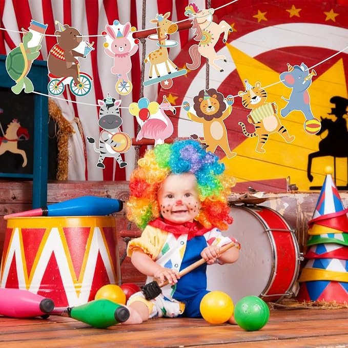 Party Animals Banner Animals Birthday Party Decorations Circus Animals - Image 5