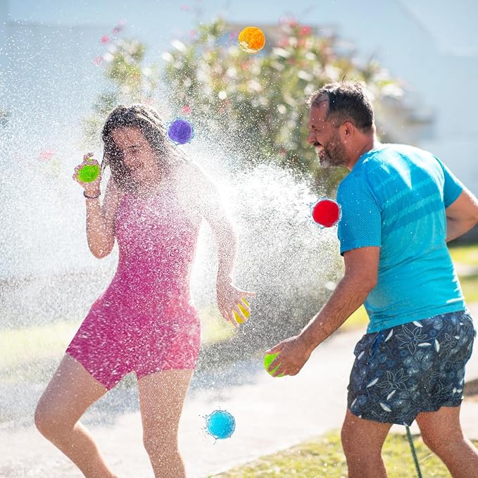 200 Pcs Reusable Water Balloons, Outdoor Games Water Soft Balls, Summer Soaker - Image 7