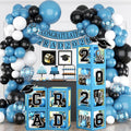 Light Blue Graduation Decorations 2026 Balloon Boxes by Unknown