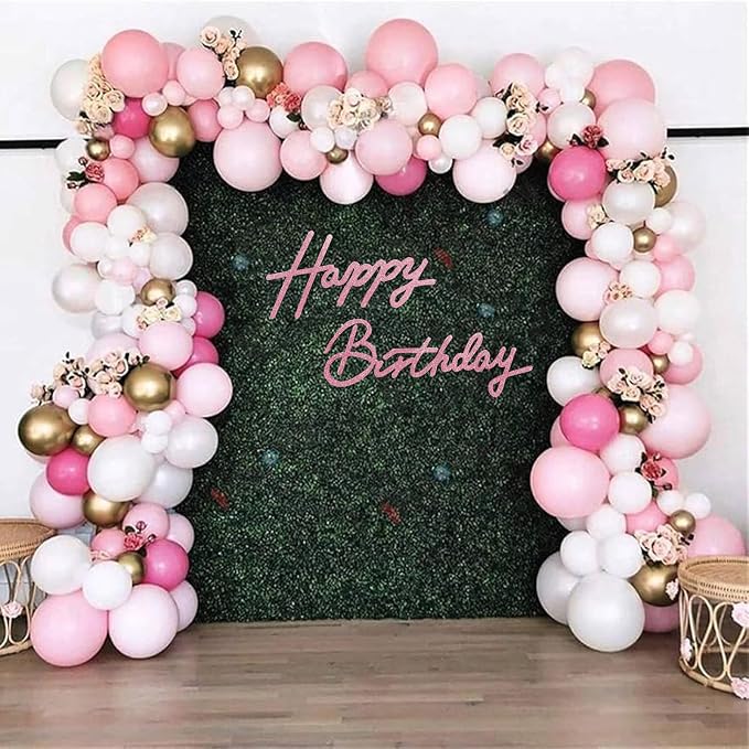 TONIFUL Happy Birthday Sign for Backdrop - Image 5