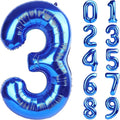 Number Balloons Navy Blue Balloons by United-UnicornsParty