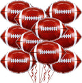 LHOAVWE 18 Inch Football Balloons 10 Pack Rugby Football Balloons by LHOAVWE