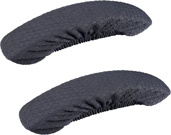 Smiry Office Computer Chair Armrest Covers, Dark Grey by Smiry