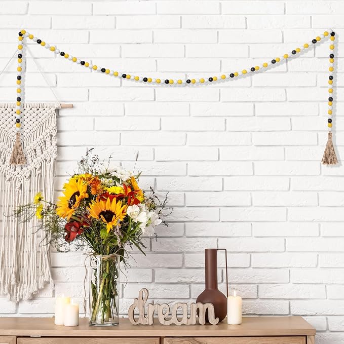 Equsion Wooden Bead Garland - Image 5