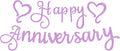 Pre-Strung Happy Anniversary Banner by EONNCNT