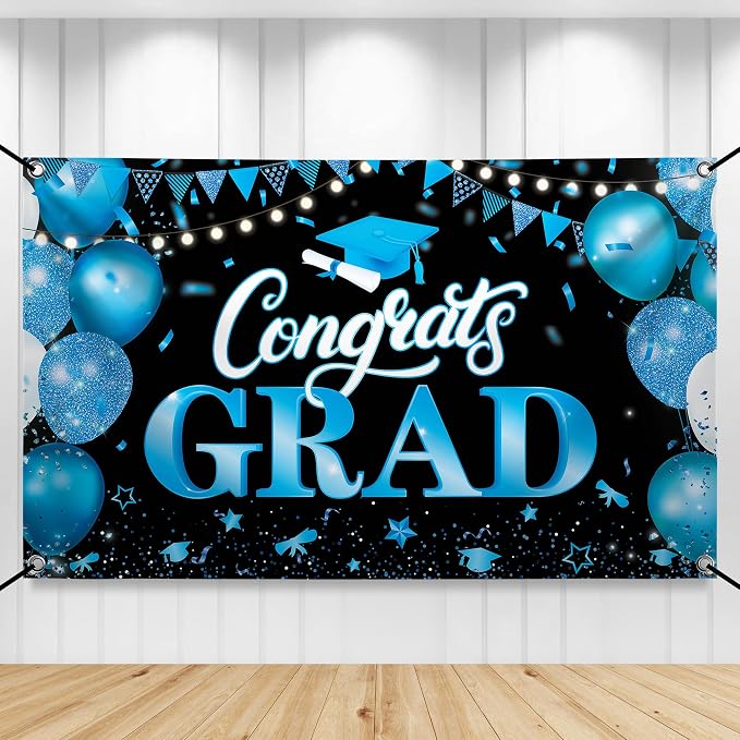 KatchOn Graduation Decorations 2026 Congrats Grad Banner 72x44 Inch | by KatchOn