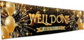 Well Done Congratulations Banner by Bravita