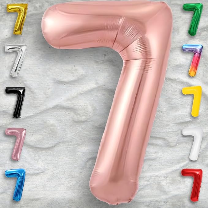 Black Number 0 to 9 Mylar Balloon 40 Inch - Image 6
