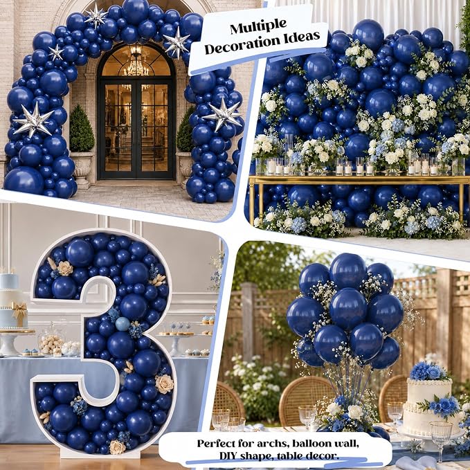 Navy Blue Balloons - Image 5
