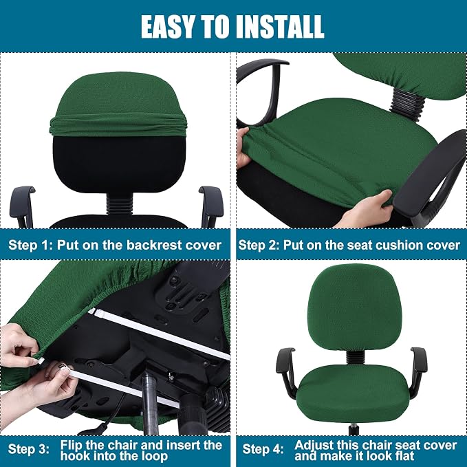 Smiry Office Computer Chair Covers - Image 7