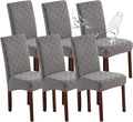Waterproof Dining Room Chair Covers Set of 6 Slipcovers by Genina
