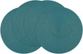 SHACOS Round Placemats Set of 4 Woven Braided Table Placemats 15 inch Circle by SHACOS