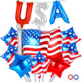 23 Pcs 4th of July Balloons, Independence Day Decorations Balloons, USA by Unknown