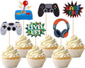 36 PCS Video Game Cupcake Toppers Assembled Game On Controllers Cupcake Picks by ZHUOWEISM