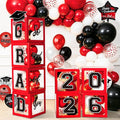 Graduation Decorations Class of 2026, Balloons Boxes by QIYANPAX