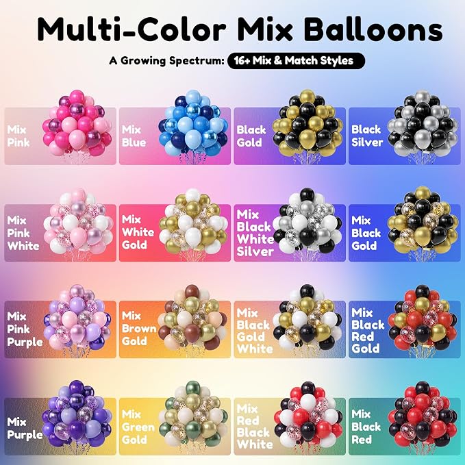 Pink White Balloons, Anniversary, Graduation, Wedding Party Decorations - Image 5