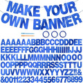 BEISHIDA Double-sided Blue 116PCS A-Z DIY Letter Custom Banner Party Decor | by Beishida