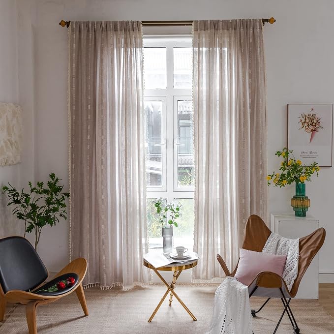 Linen Curtains 84 Inches Long - Image 8