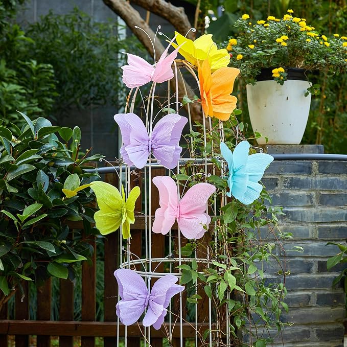3D Hanging Butterfly Decorations, Colorful Butterfly Birthday Party Decorations - Image 5