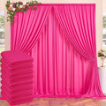 40ftx10ft Wrinkle Free Fuchsia Backdrop Curtains by ENJOYYOURPARTY