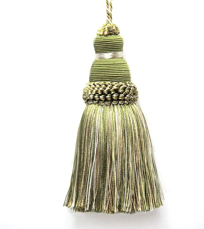 2Pcs Colorful Tassel Key Tassels DIY Accessories | 9.5 Inch Tassels - Image 4