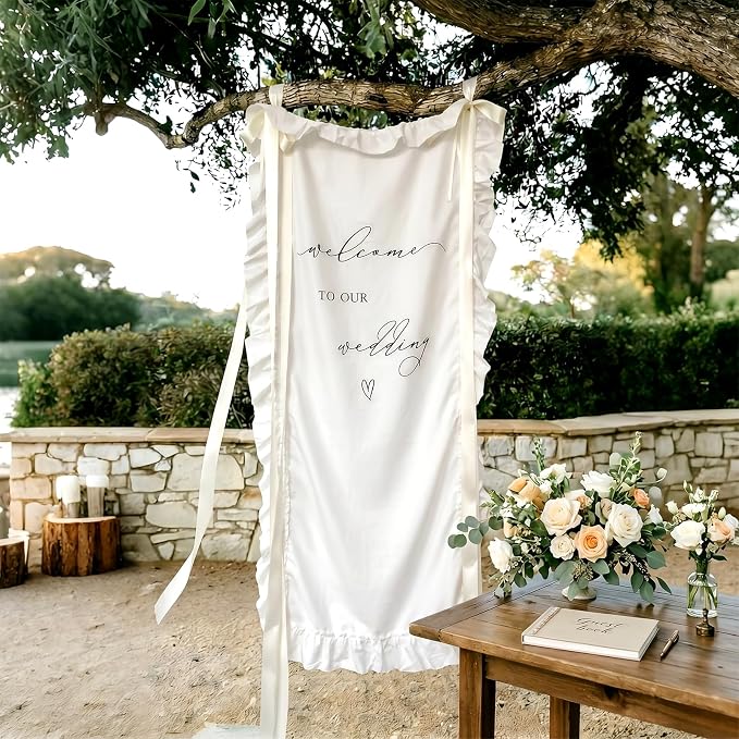 150x60cm Large Wedding Welcome Banner Sign - Image 2