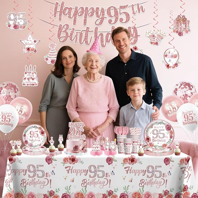 200pcs 95th Birthday Decorations - Image 7