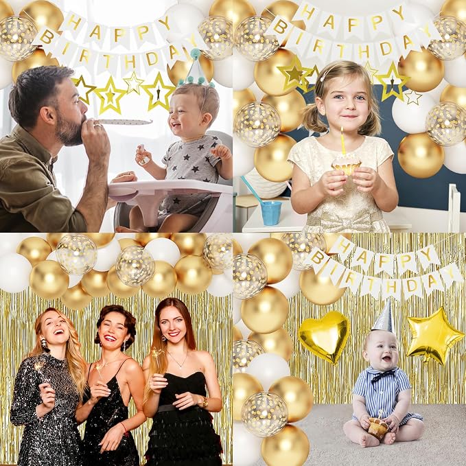 Gold Birthday Decorations - Image 7