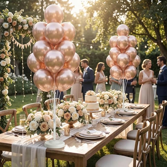 2Sets Metallic Gold Balloon Stand Kit - Image 6