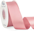 Ribbli Rose Gold Double Faced Satin Ribbon, 1-1/2” x Continuous 25 Yards by Ribbli