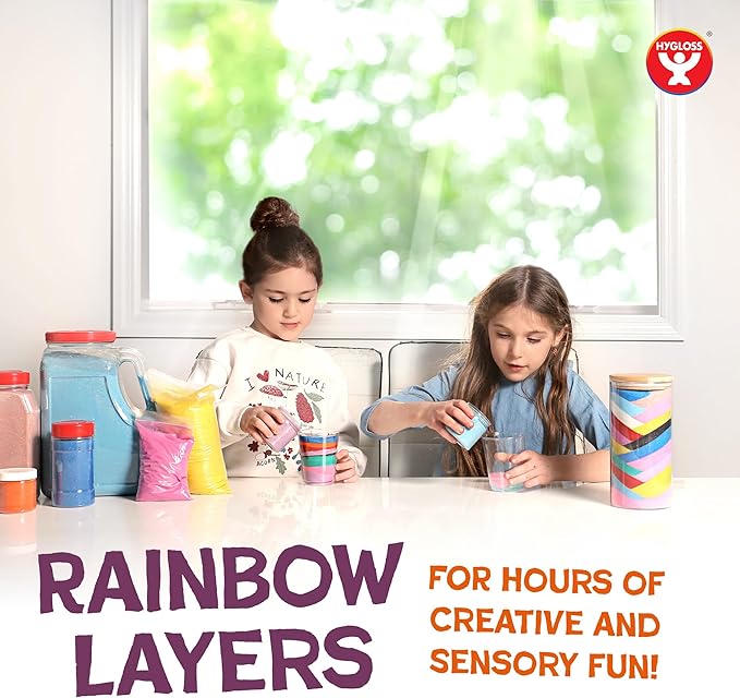 Hygloss Colored Sand for Crafts – 1 lb Bottle, Pink – Vibrant Colorful Fine Sensory Play Sand Art Kits for Kids – Classroom Activities for Children 3 4 5 6 7 8 9 10 11 12 – Safe for Ages 3+