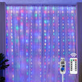 Brightown 300 LED Fairy Curtain Lights, 9.8ft x 9.8ft String Lights | by Brightown