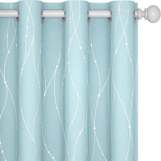 Deconovo Living Room Curtains 95 Inches Long, Thermal Insulated, Room Darkening by Unknown