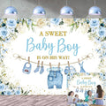 Cute Clothes Baby Shower Backdrop by Unknown