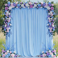 Asee'm Blue Backdrop Curtains Drapes by Aseem