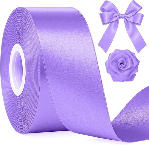 1 1/2In 30Yards Violet Ribbon for Gift Wrapping Birthday Graduate DIY Craft | by Fullive