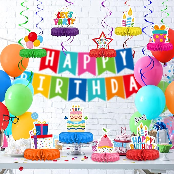 Happy Birthday Decorations Set - Image 4