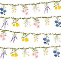 JIAYIQI 4PCS Wildflower Party Decorations by JIAYIQI